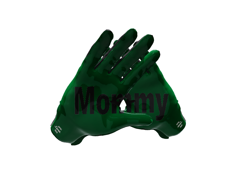 Custom Created Football Glove 668489