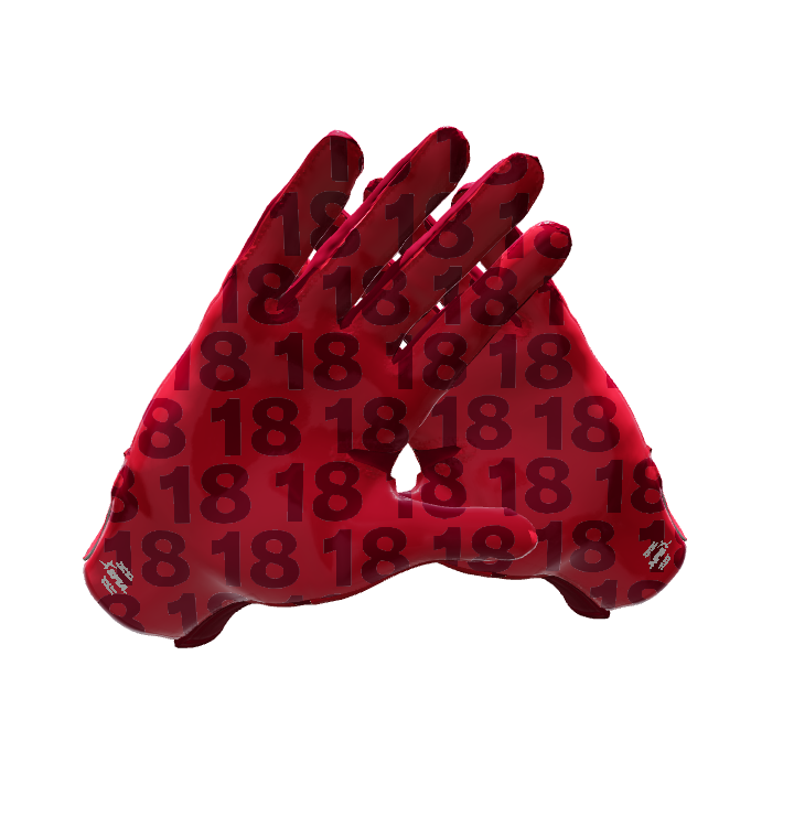 Custom Created Football Glove 609145