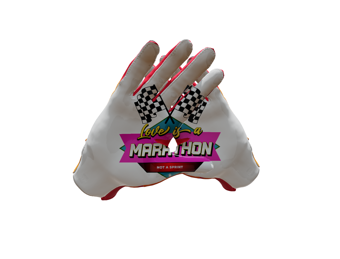 Custom Created Football Glove 348591