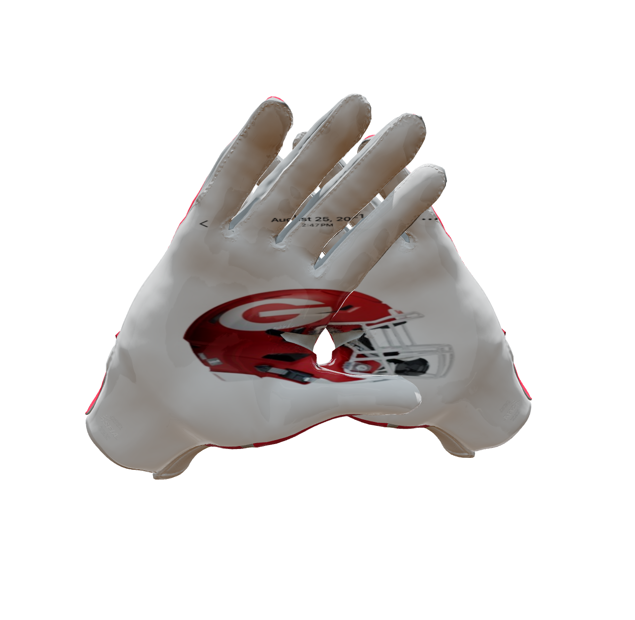 Custom Created Football Glove 714805