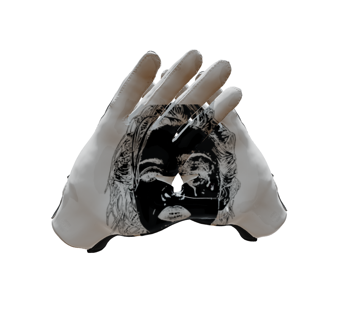 Custom Created Football Glove 905079